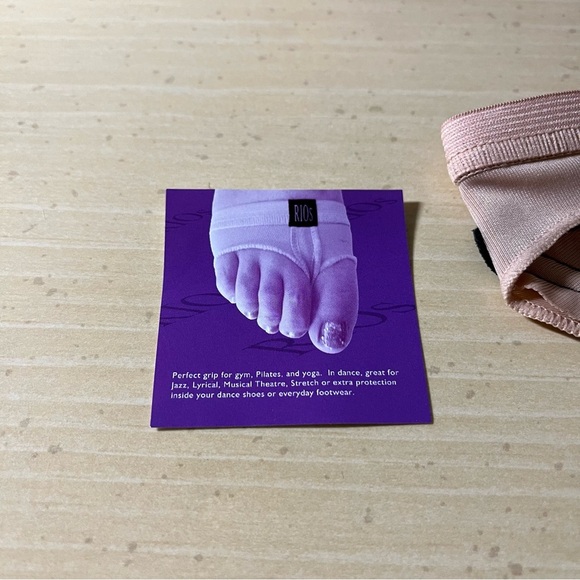 10 pair RIOS half toe sock, SMALL, perfect for sandals, Pilates, yoga, dance - Picture 3 of 7